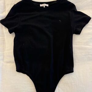 Black Tshirt Bodysuit